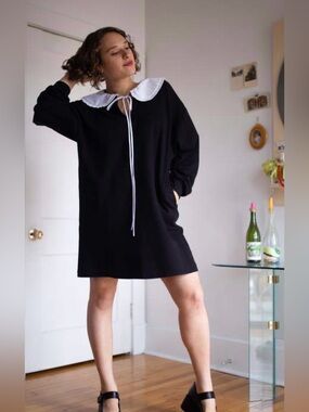 Eliza Faulkner Cotton Terry Sweater Dress Size XL